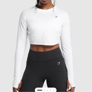 Gymshark long sleeve crop top